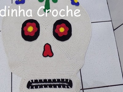 Cidinha Croche : Tapete Em Croche De Caveira Passo A Passo-Parte 1.5