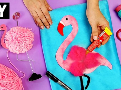 DIYs Flamingo para Decorar seu Quarto ???? Almofada, Porta fotos e +