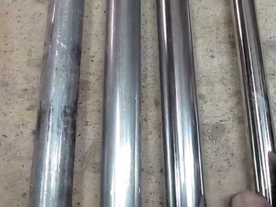 Falso inox - Polimento em aço galvanizado