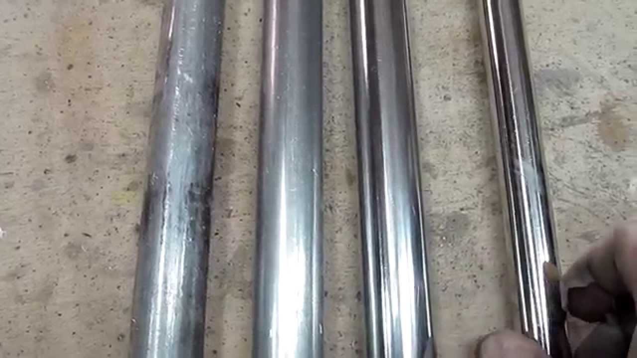 Falso inox - Polimento em aço galvanizado