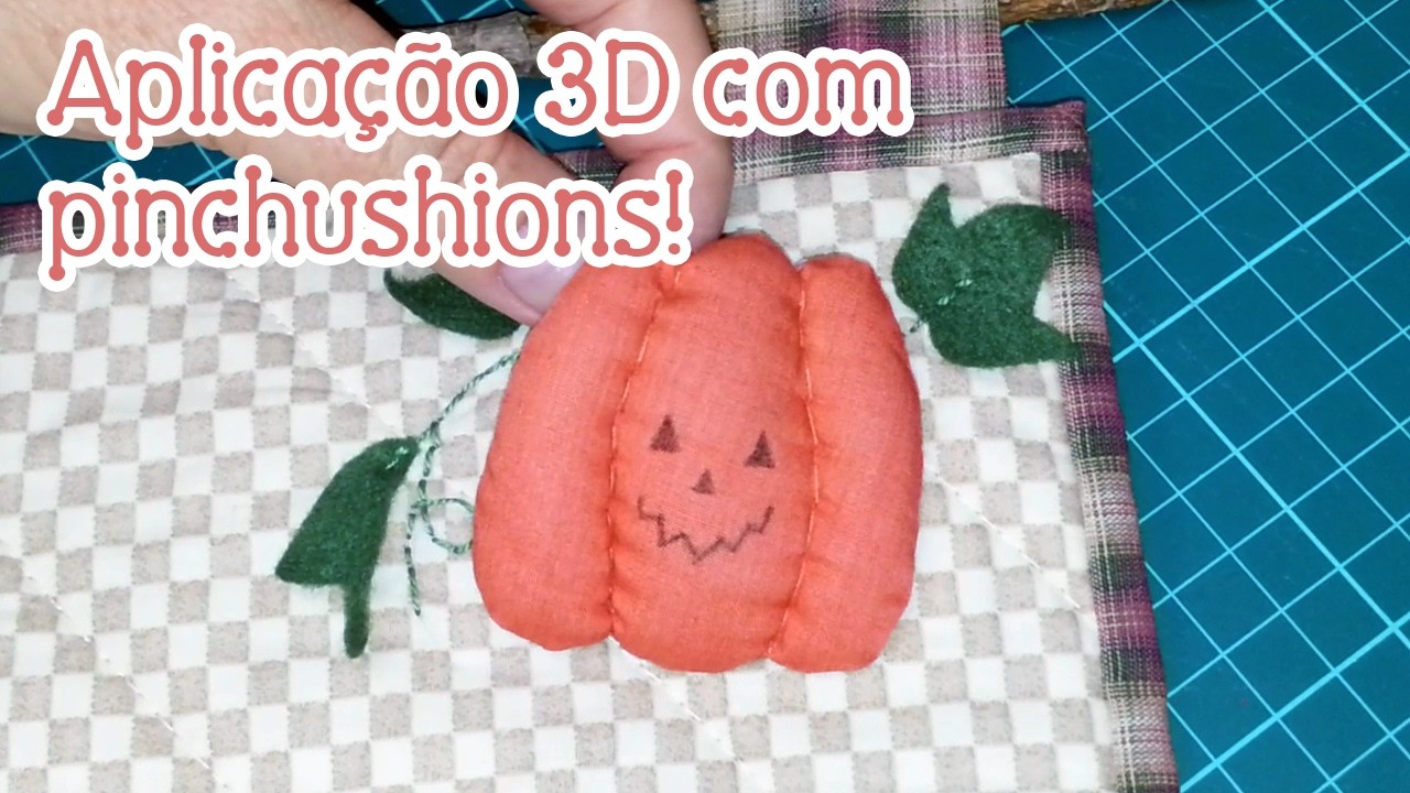 "Aplicação 3D" com pincushions