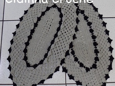 Cidinha Croche : Tapete Para Porta Em Croche Facil-Passo A Passo-Parte-1.2