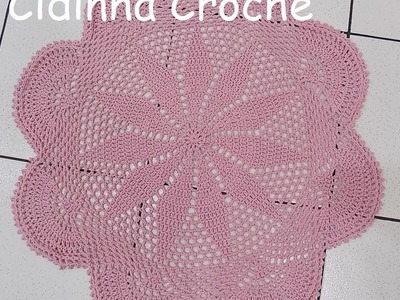 Cidinha Croche : Tapete Redondo Em Croche -Passo A Passo-Parte 2.3