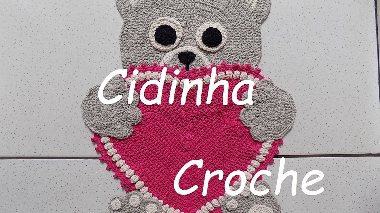 Cidinha Croche : Ursinho Em Croche -Passo A Passo-Parte 5.6
