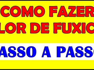 Como Fazer Flor de Fuxico - Passo a Passo | Artesanato com Fuxico
