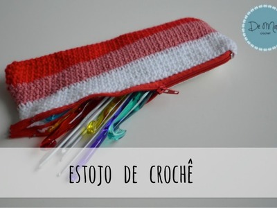 Estojo de crochê
