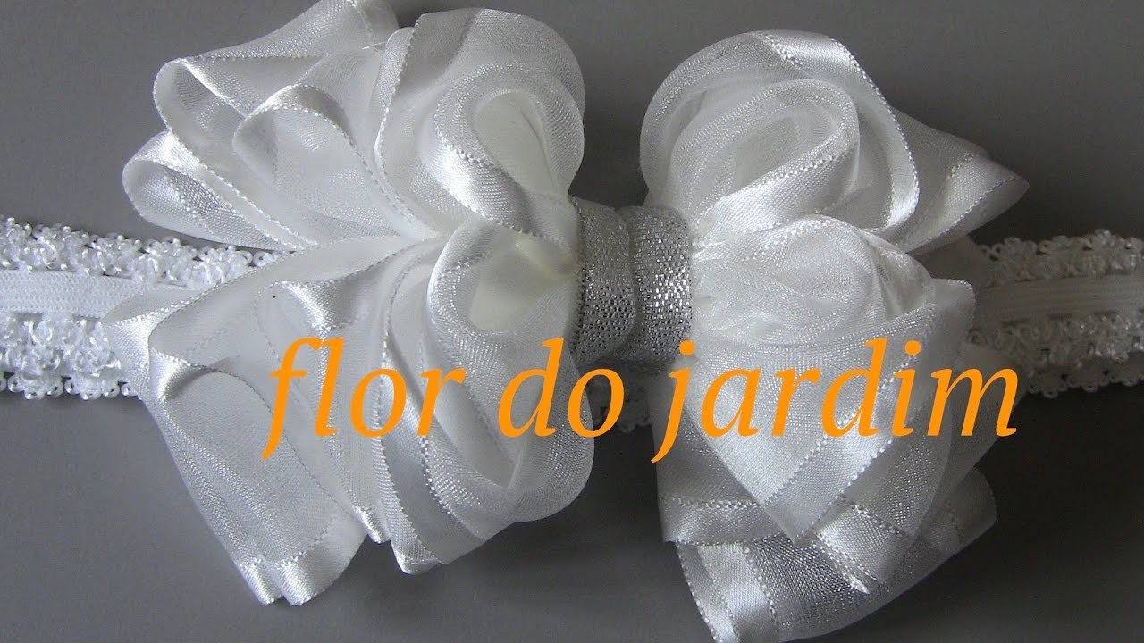 Laço luxo para batizado - Ribbon tie for great occasions