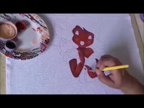 PINTURA EM TECIDO BONECA CABOCLA RISCO NUM 39 DA NOVA APOSTILA