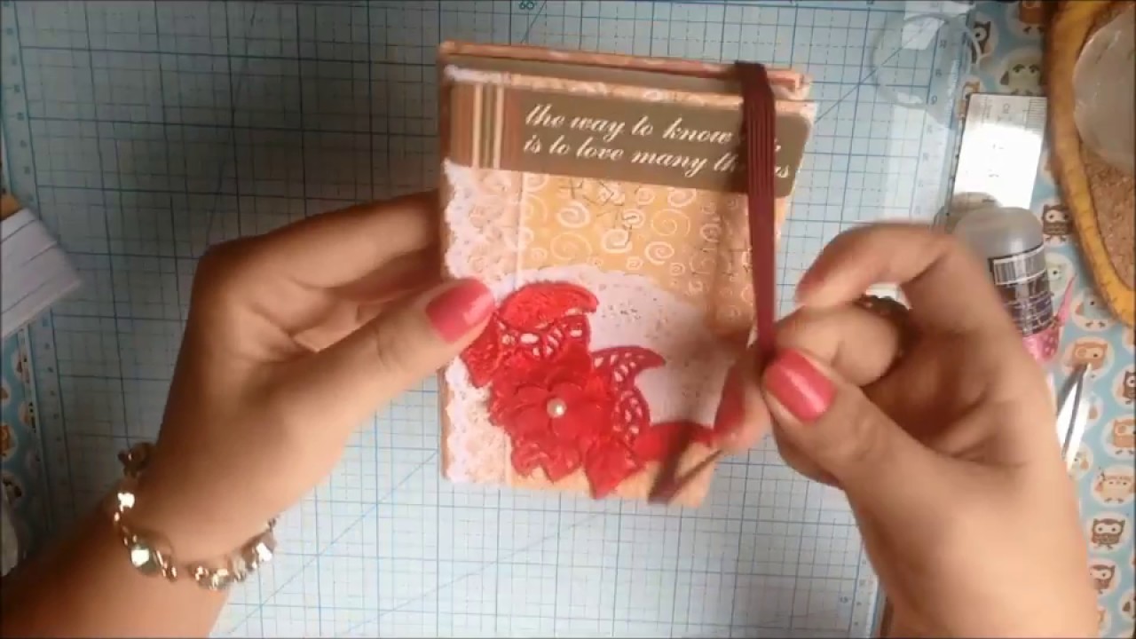DiY - Customizando capa da agendinha telefonica - Maravilhas Compartilhadas