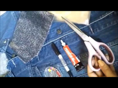 DIY - Customizando meu Colete Jeans - Muito Fácil