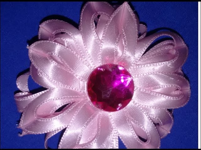 FLOR DE FITA PASSO A PASSO BY CIDA REIS LINDA FLOR PAP
