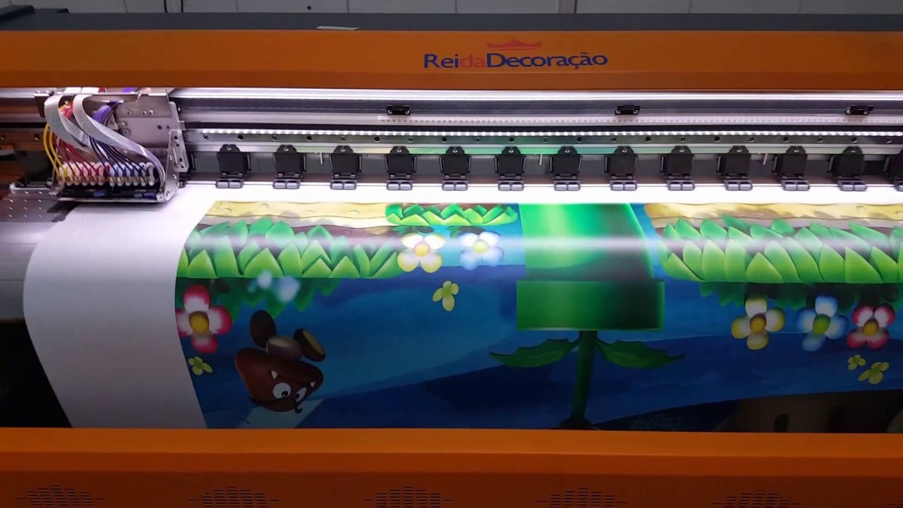 IMPRESSÃO PAPEL DE PAREDE SUPER MARIO - REI DA DECORAÇÃO