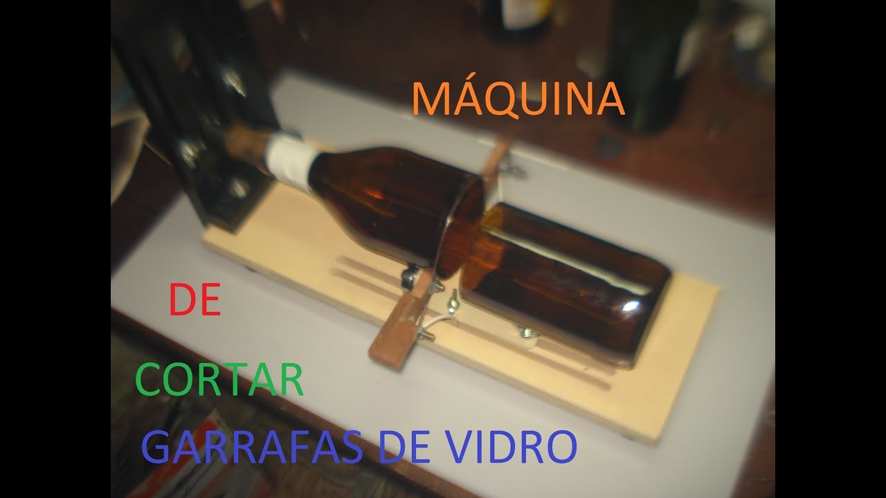 Máquina de cortar Garrafas de Vidro. Botellas (Parte 2)