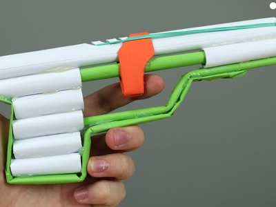 Como fazer uma Pistola de Papel