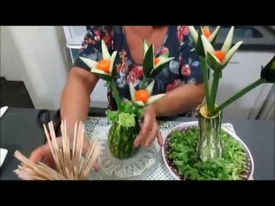 Regina ensina-Flores de legumes( tulipas de pepino)