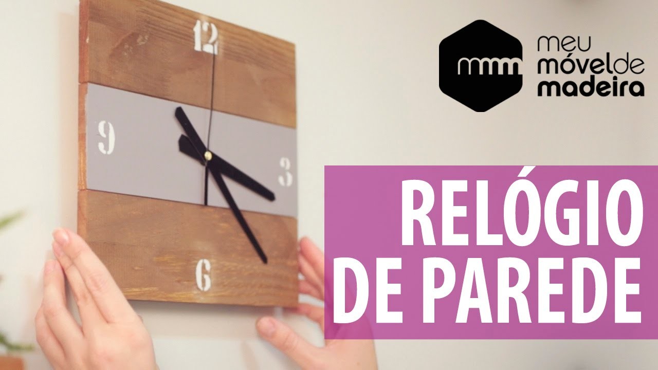 DIY: Como Fazer um Relógio de Parede!