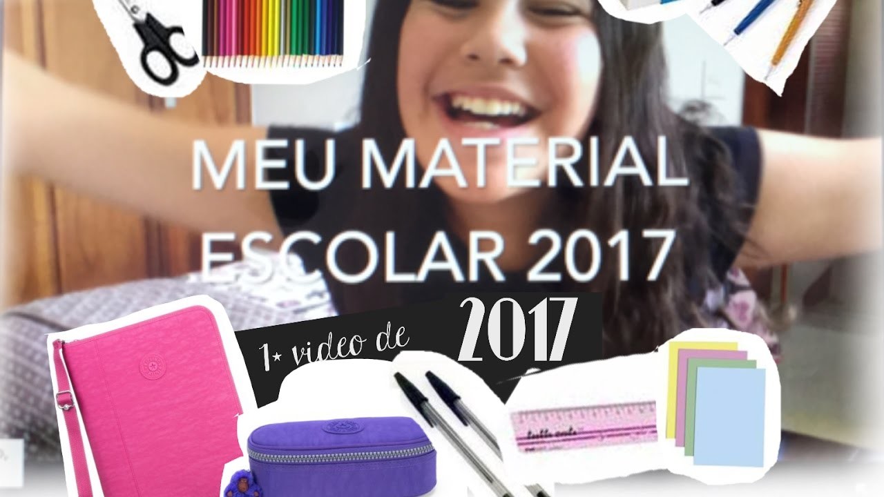 MEU MATERIAL ESCOLAR 2017!! | Sofia Valle |