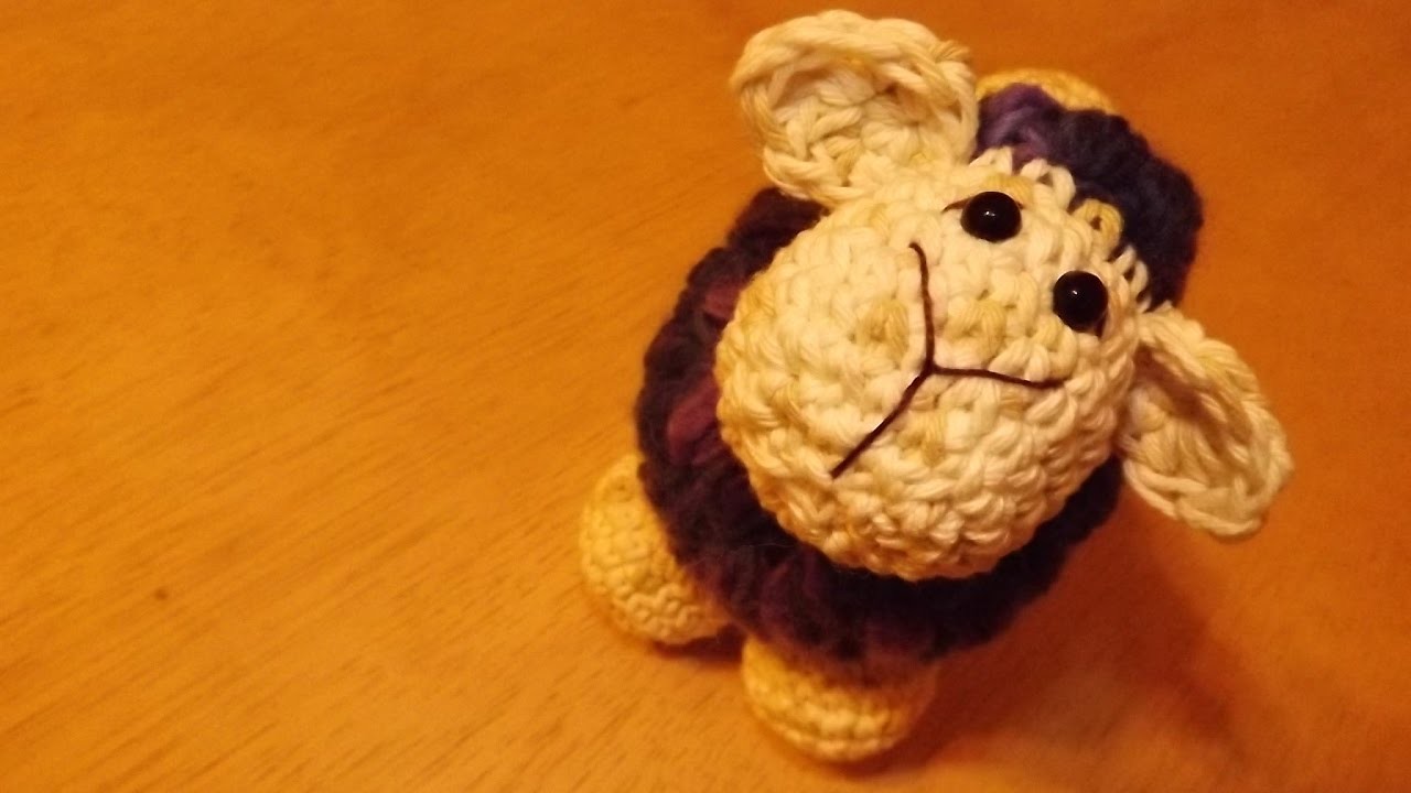 OVELHINHA - AMIGURUMI - PONTO PUFF