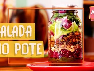 Salada no pote | Tati Lund | Comida.Org