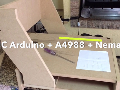 CNC Homemade Arduino + Nema 23 + A4988 Pololu