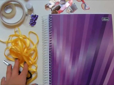 Como customizar caderno de maneira fácil e de arrasar!!