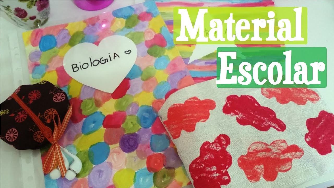 DIY Material Escolar Volta as Aulas | Maísa Flora
