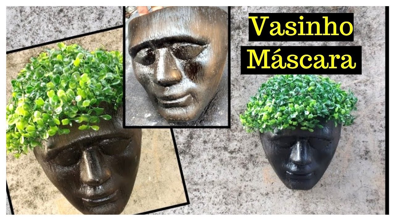 DIY- RECICLE SEMPRE ! Como Fazer Vaso Máscara