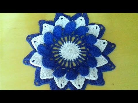 PASSO A PASSO DA FLOR EM CROCHÊ PARA APLICAÇÃO,ASSISTA A VIDEO AULA COM CRISTINA COELHO ALVES.