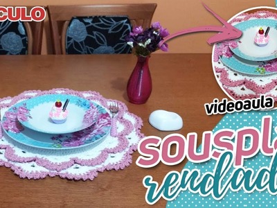 Sousplat Rendado