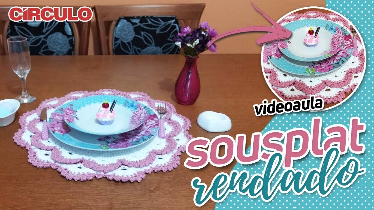 Sousplat Rendado