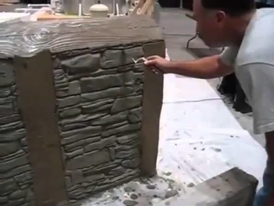 Concreto Estampado na Parede