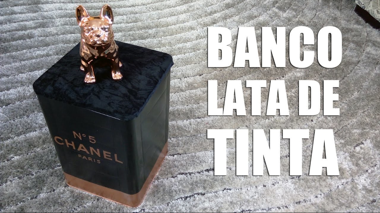 DIY - Banco de Lata de Tinta | #TireiDaCaçamba :: Rebeca Salvador DIY