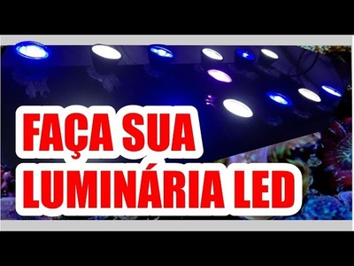 Luminaria Cree Leds para Aquarios