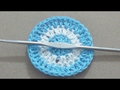 Moda a Crochet tejiendo #escarapelas a crochet o ganchillo en Vivo