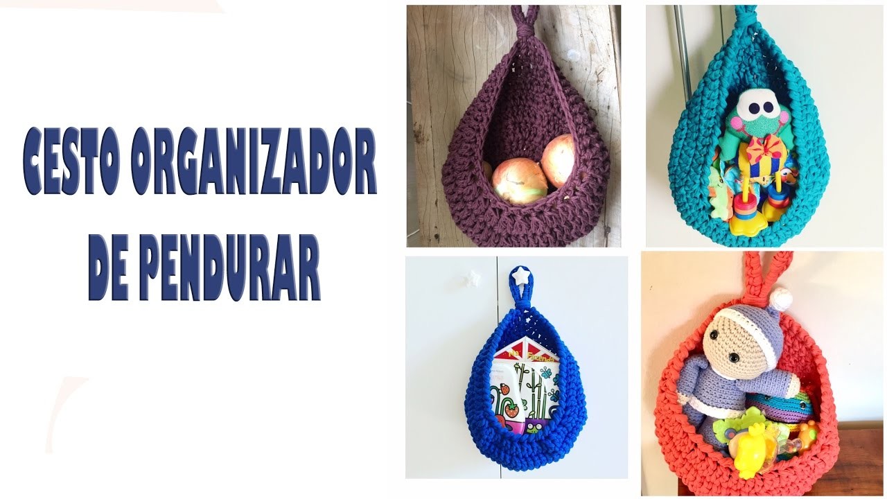Cesto organizador de pendurar!