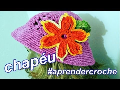 Como fazer - chapéu de crochê fácil - bucket hat