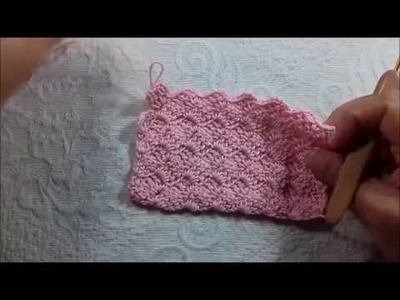 Como fazer crochê - Ponto tombadinho de crochê