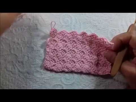 Como fazer crochê - Ponto tombadinho de crochê