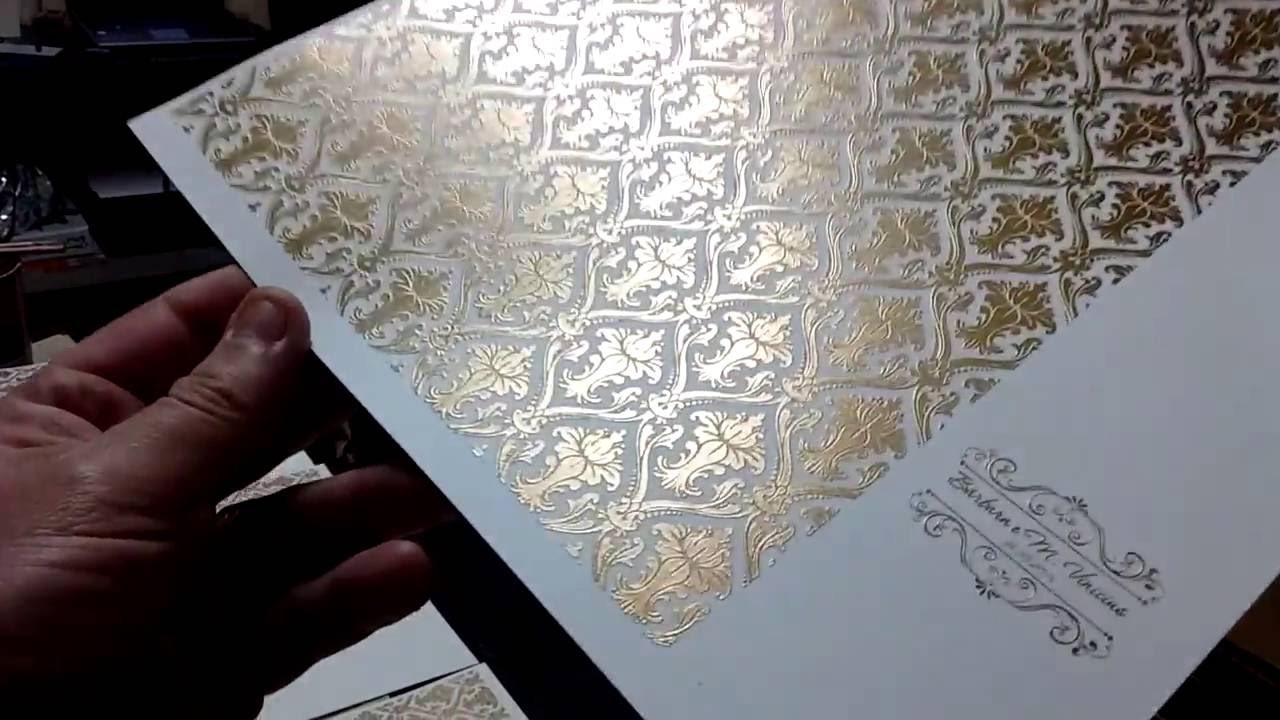 Como imprimir com tinta vinílica dourada