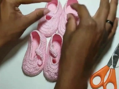 Dica para modelar o sapatinho de crochê - Crochet Baby Yara Nascimento