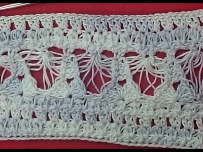 DIY CROCHET PONTO DE LAÇOS