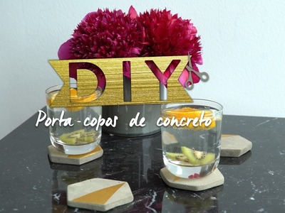 DIY Porta-copo de concreto | WESTWING