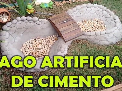 LAGO ARTIFICIAL DE CIMENTO - NATA DE CIMENTO