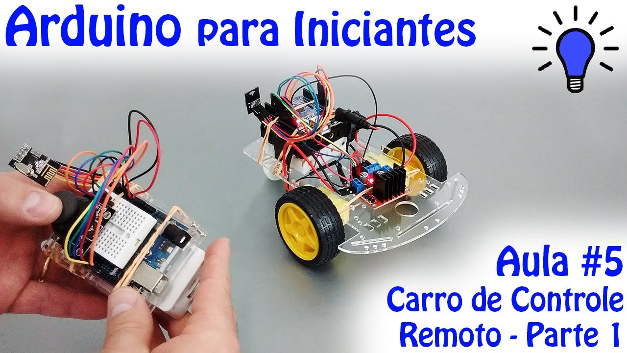 Arduino para Iniciantes - Aula 05 - Protoboard - Projeto Carro de Controle Remoto - Parte 1