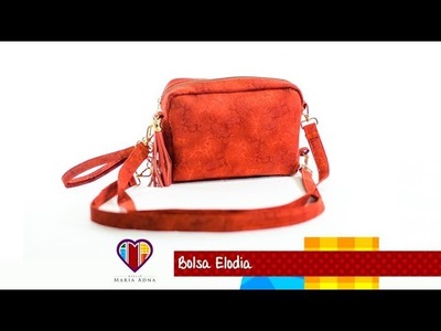 Aula em vídeo de bolsa de tecido Elodia . DIY. Cool fabric bag tutorial. Make this fabric bag