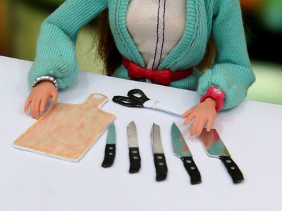 Conjunto de Facas de Plástico para Barbie Como Fazer