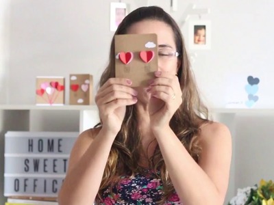 DIY Cartão 3D de Dia dos Namorados