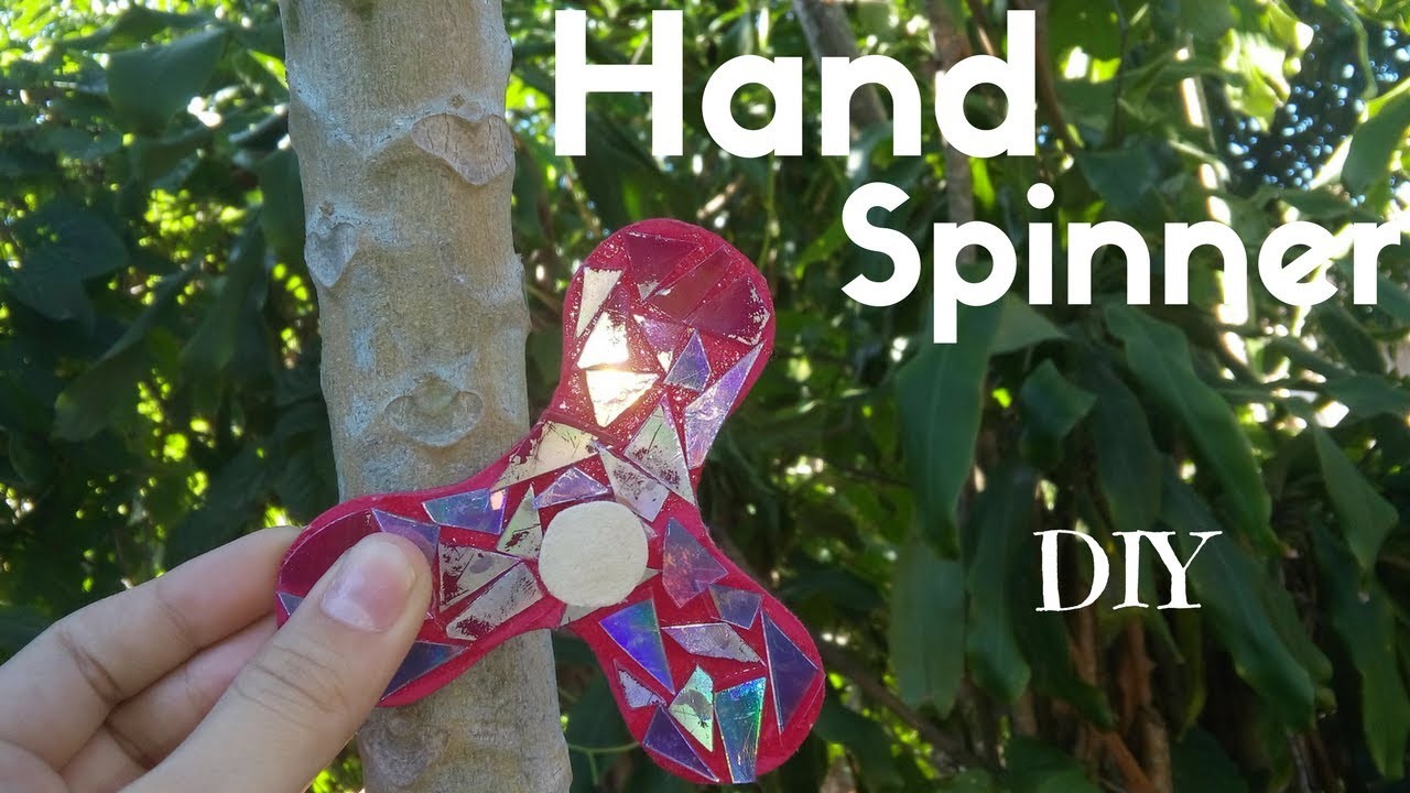 DIY - Como fazer um HAND SPINNER (sem rolamento) - 손 베어링을 만드는 방법
