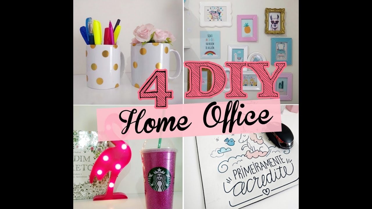 DIY - DECORANDO HOME OFFICE por The Theory of Friends