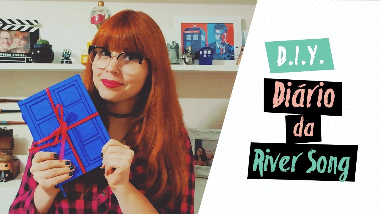DIY: Diário da River Song (Doctor Who) com encadernação manual